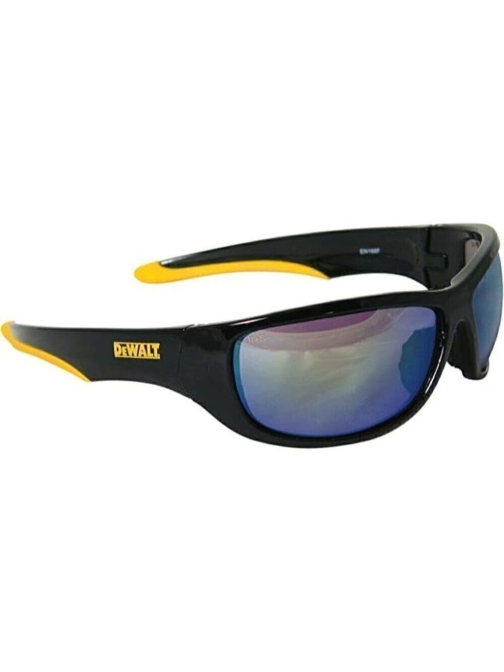 DEWALT Construction Shooting Safety Glasses Black Mirror Polycarbonate Lens NWT